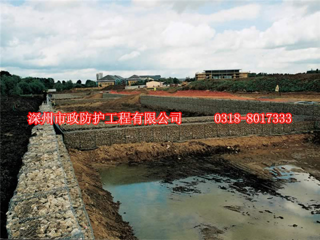 浙江麗水金溫擴能格賓網改造工程